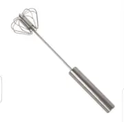 Stainless Steel Manual Egg Whisk Hand Push Egg Beater