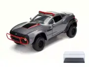 DIECAST CAR & DISPLAY CASE LETTY RALLY FIGHTER GRAY W/RED JADA 98433 1/24 SCALE