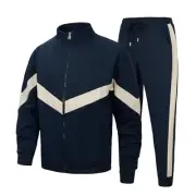 Men's Tracksuit Sweatsuits 2 Piece Set Athletic Jogging Gym Activewear Sets