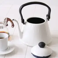 在飛比找松果購物優惠-【野田琺瑯】日本製琺瑯茶壺-白色2000ml (4.7折)