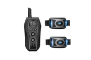 Dog Bark Collar - 2x 600m Range Receivers Vibration IPX7 Waterproof Training Aid