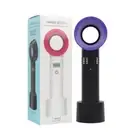 360° Bladeless Fan Hand Held Desktop Mini Portable USB Rechargeable Cooler Fan C
