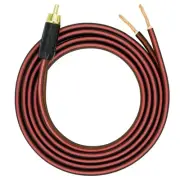 Gold-Plated RCA to Bare Wire Speaker Cable - 14AWG OFC Copper Audio Cable for...
