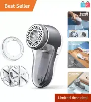USB Rechargeable Fabric Shaver with 6-Leaf Blades | Lint Remover for All Fabrics
