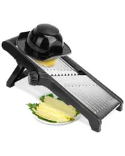 Fresh Fab Finds 5-In-1 Stainless Steel Mandoline Slicer Set