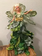 Goddess Of The Garden Fairy Christmas Tree Topper OOAK Barbie - Box3