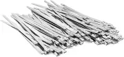 100PCS 9.8 Inch 304 Stainless Steel Zip Ties Metal Zip Ties Heavy Duty Locking C
