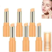 Vitamin C Eye Cream Stick, Moisturizing & Hydrating Eye Cream, Brightening Skin Tone and Reducing Dark Circle, Improve Dark Circles, Firming Eye Cream, Eye Cream Anti Aging for All Skin Types (6pcs)