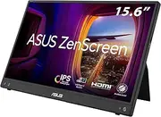 ASUS ZenScreen MB16AHV Portable USB Monitor- 16 inch (15.6 inch viewable), IPS, Full HD, USB Type-C, Micro-HDMI, Flicker Free, Blue Light Filter, Anti-Glare Surface