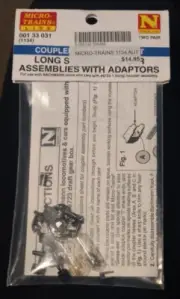 Micro-Trains N Scale 001 33 031 (1134) Bachmann Long Shank Coupler Conversion 2