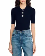Sandro Polo Neck Sweater