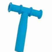 Teether Bite Stick Chewing Tube Sensory Chew Biting Aid Oral Muscle Training Blue