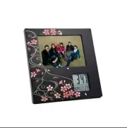 Makie Photo Frame Spring and Autumn - with Digital Clock Made in Japan