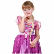Rapunzel Tangled Disney Long Hair Plait Clip Girls Wig