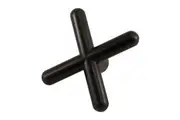 Pool Snooker Billiard Table Cue Jigger REST Black Nylon Fitting