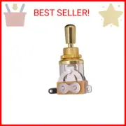 Electric Guitar 3 Way Toggle Switch Pickup Selector Switch with Brass Tip Knob (