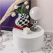Cylinder Display Pedestal, Event Decor Display Plinth, Wedding Reception Stand Columns Dessert Table for Home Office, Pillar Exhibition Stand(40x20cm)