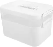 Healeved Manicure Tool Box Nail Set Grooming Kit Nail Accessories Stylish Storage