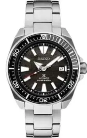 New Seiko Prospex Automatic Samurai Diver’s Black Dial Men’s Watch SRPF03