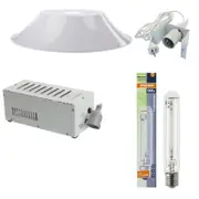 600w HPS Grow Light Kit - Osram Bulb + 900mm Deep Bowl + Ballast