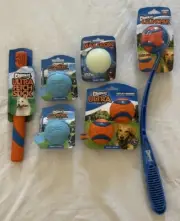 LOT OF VARIETY CHUCKIT! ULTRA GLOW REBOUNCE STICK LAUNCHER BALLS