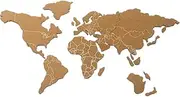 1 Set Cork Board World Map Self-Adhesive Corkboard Continents Self Adhesive Cork Pin Board Cork Message Board/798