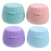 4pcs Small Cream Jar Refillable Cosmetic Jar Empty Cream Container Travel Jars Lotion Jars