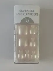 PEAR GLAZE Dashing Diva Magic Press On Nails SMALL Square 24 TIPS 12 SIZES