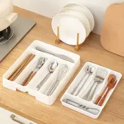 Spoon Fork Holder Drawer Organizer Tray Expandable for Kitchen Utensils Cutlery