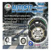 Snow Chain Kit for SUV 4x4 4WD 15 inch 205/80 215/75 225/70 R15 Tyres CA390