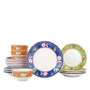 Vietri Melamine Campagna Assorted 16-Piece Service for Four