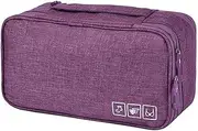 Breast Milk Storage Bag Bra Underwear Socks Cosmetics Wardrobe Wardrobe Clothes Storage Bag Accessory Storage Bag Large Capacity Travel Storage Bag Storage Bag (Size : Violet)