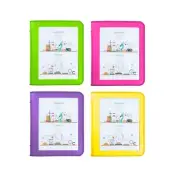 Marbig 2 D-Ring A4 Zipper Binder 25mm File/Paper Document Holder Assorted