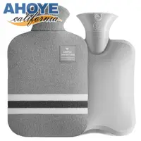 在飛比找PChome24h購物優惠-【Ahoye】2000cc注水式熱水袋 (附贈針織絨布套) 