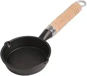 Baxnore Cast Iron Frying Pan, Non Stick Mini Egg Pan, Compact Mini Frying Pan, Small Fry Pan, Multi Purpose Small Pan for Home Camping Travel