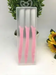 3 Pieces Facial Eyebrow Razor Hair Trimmer Shaver Remover Blade Knife - Pink