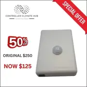 Adv Air MyAir RF Motion Wall Sensor ITC Temperature MyPlace, MyAir5 DIP Switch