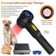 Powerful 8W Red Light Cold Laser Class 4 Laser for Knee Pain Help Wound Healing