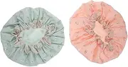 VICASKY 2pcs Shower Cap Bonnet Rinse Bath Caps Sleeping Hat Salon Hat Shower Hat for Women
