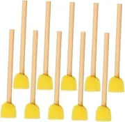 10Pcs Sponge Paint Brushes with Handles for Projects for DIY Painting Suitable for Home and School Use