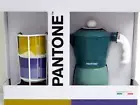 PANTONE 4-PC SET Coffee Maker & 2-pc Stackable Espresso Cups w/ Metal Rack ITALY