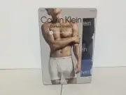 Calvin Klein Men's Cotton Stretch 3 Pack Boxer Briefs Classic Fit Multicolor M