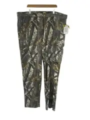 Cabela’s Fleece Warm Hunting Pants Men 48 Reg Camo Realtree Hardwoods Layer