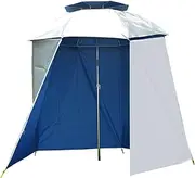 Portable Umbrella Shade - Replacement Cloth Sun Shelter,Semi-Circular Fishing Umbrella Accessories, Waterproof UV Protection Fishing Parasol Surround Cloth for Beach Patio Garden