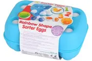 Rainbow Shape Sorter Eggs