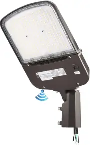 200W Outdoor LED Parking Lot Light with Adjustable Slip Fitter Mount, 5000K Area