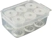 6X Fishing Bobbin Spools, Standard Size Thread Spool, Portable Line Winder