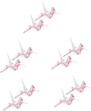 Sosoport 5sets Paper Bird Decoration Modern Crane Ornament Acrylic Crane Figurine for Kids 2pcs*5