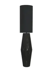 Moka 1 Light Floor Lamp in Black