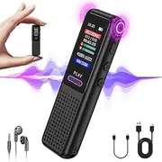 Voice Recorder, Enhanced Voice Activated Digital Recorder with AI Noise Reduction Technology, Dictaphone Tape Recording Device with Playback for Conference Meetings (64GB)